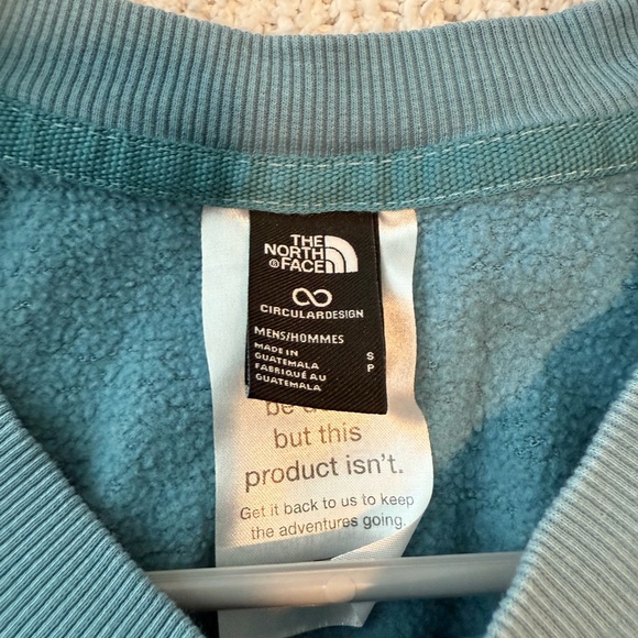 The North Face Blue Crewneck Sweater Casual Comfort - Picture 3 of 4